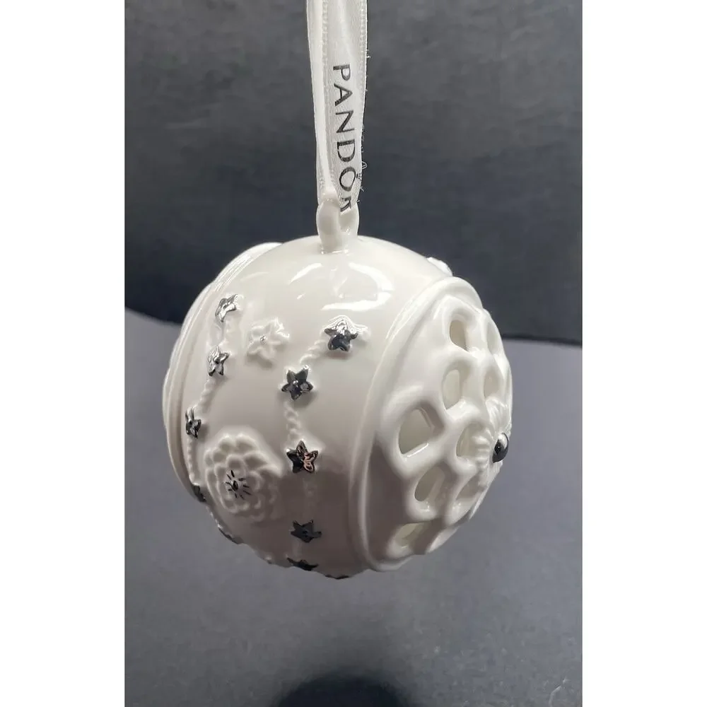 Pandora‎ Christmas Ornament 2011 Unforgettable Snowball 9